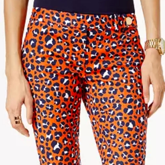 MICHAEL Michael Kors "Miranda" Animal Print Skinny Pants- Sz. 2 - Picture 2 of 11